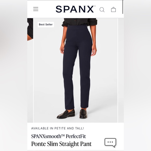 Spanx perfect fit pant - navy, size medium - Picture 5 of 7